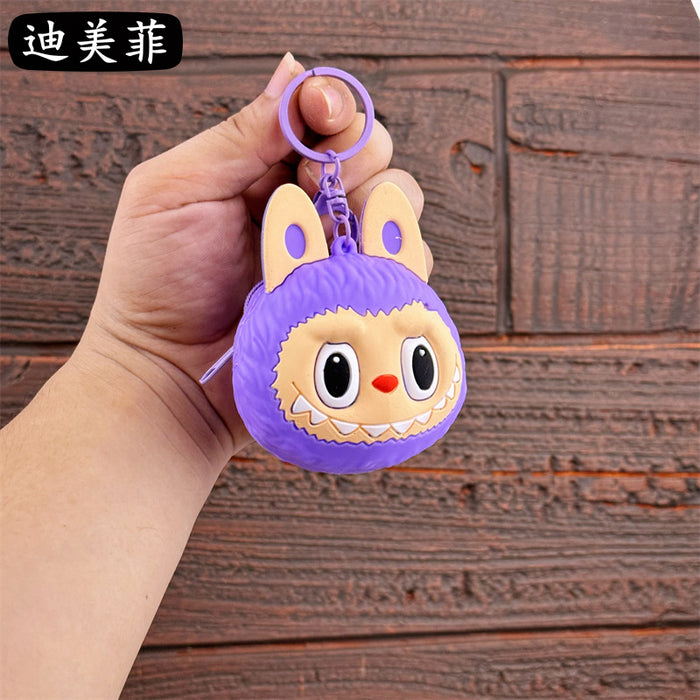 Wholesale Coin Purse Keychain Cartoon Doll Keychain Couple Student Bag  Pendant