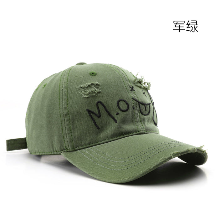 Wholesale Letter Embroidery Cotton Fashionhat Baseball Cap Outdoor Sports Travel Sun Protection JDC-FH-TuL005