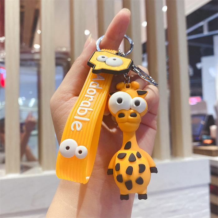 Wholesale Cute Eye-Popping Animal Keychain