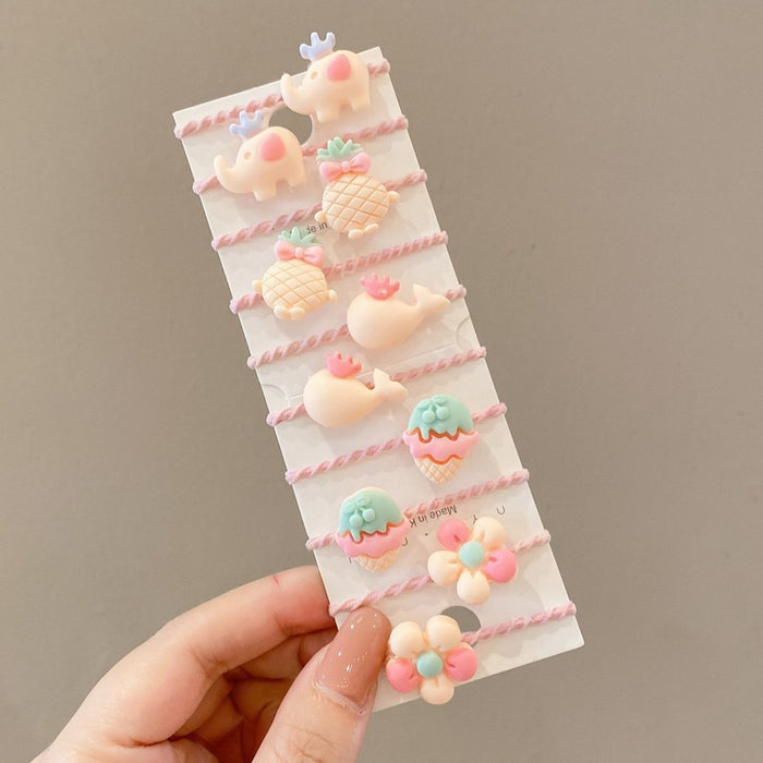 Wholesale Princess Theme Cute Small Hair Ties for Kids - Fashion Accessory Gift