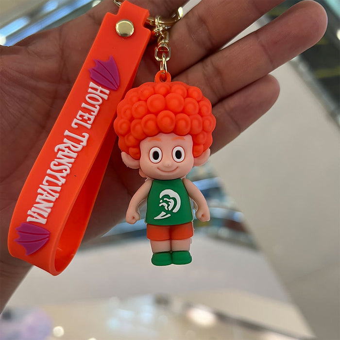 Wholesale Creative Soft Rubber Doll PVC Keychain (F) JDC-KC-XingS008