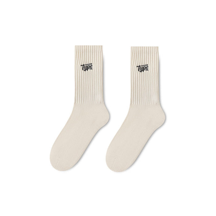 Wholesale Socks men's mid length stockings men's anti odor and sweat absorbing men's socks casual sports men's long tube
