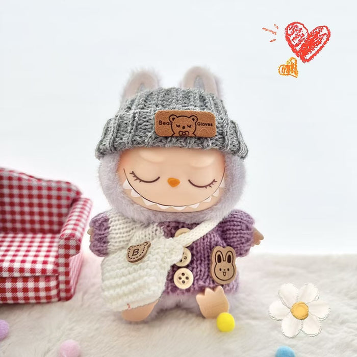 Wholesale Keychain  Clothes Pendant  Doll Bear Label Hat Sweater Suit