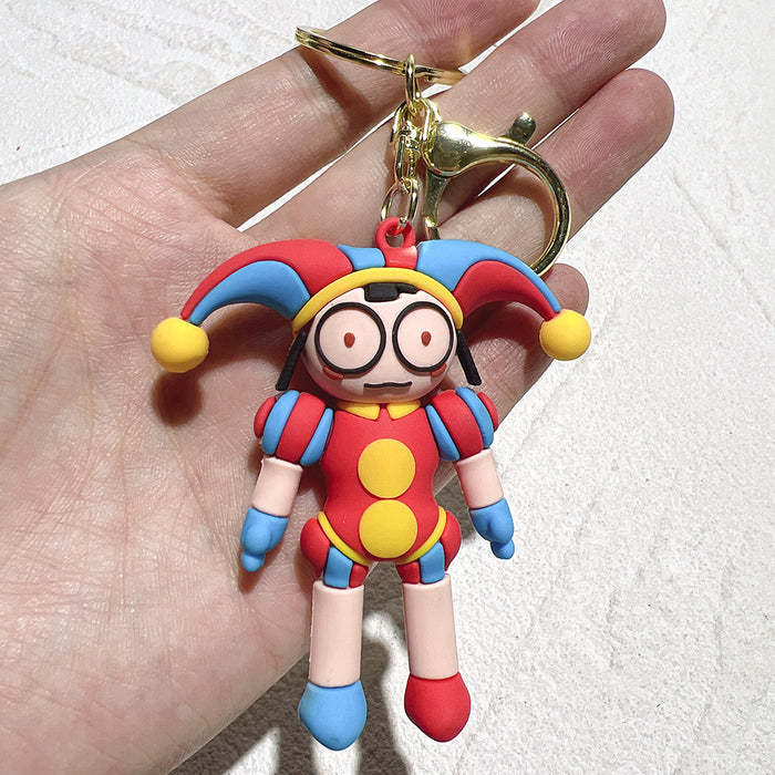 Wholesale Cartoon Doll PVC Keychain JDC-KC-Qiwei001