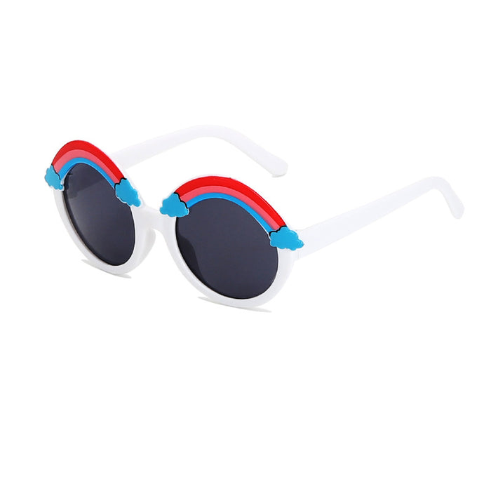 Wholesale Cartoon Children's Anti-UV Rainbow PC Sunglasses JDC-SG-ZS014