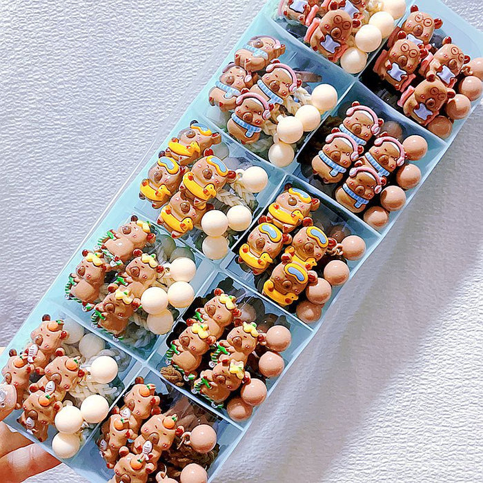 Wholesale Cute and playful Kapibala hair ties,  braided hairbands