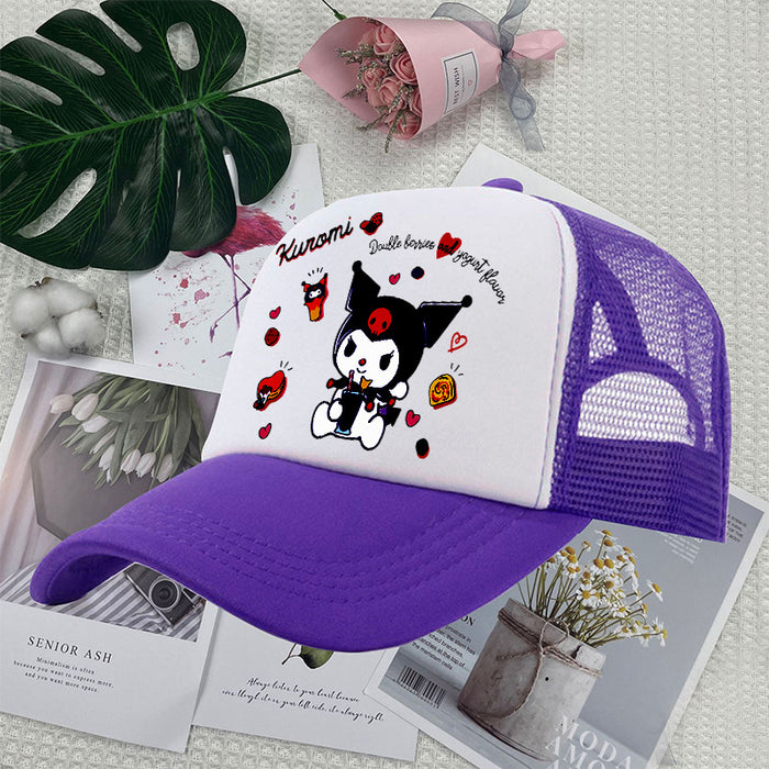 Wholesale Summer Mesh Cartoon Children's Cotton Polyester Baseball Cap JDC-FH-QiYao002