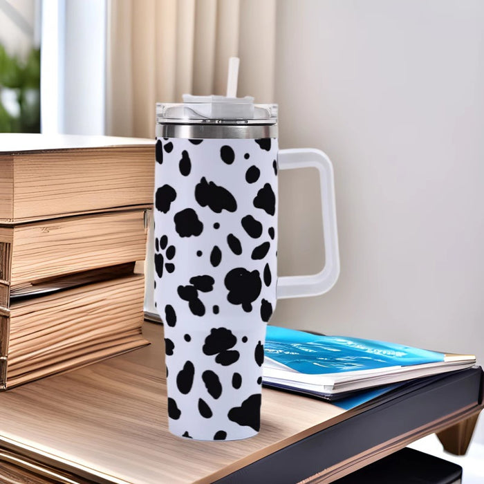 Wholesale  Animal Print Series Personalized Pattern Printing 40oz Car Cup Stainless Steel Large Capacity Ice Cup