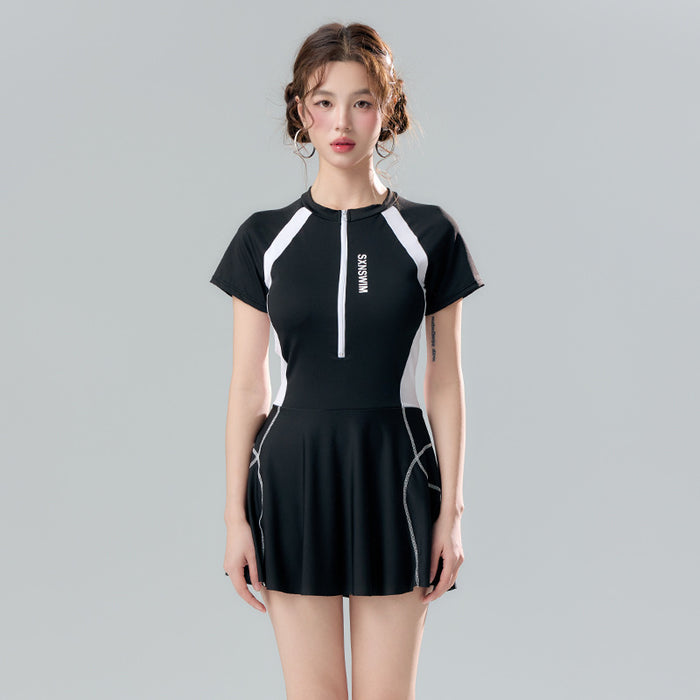 Wholesale Swimsuit one-piece sports casual skirt style hot spring professional swimsuit wholesale