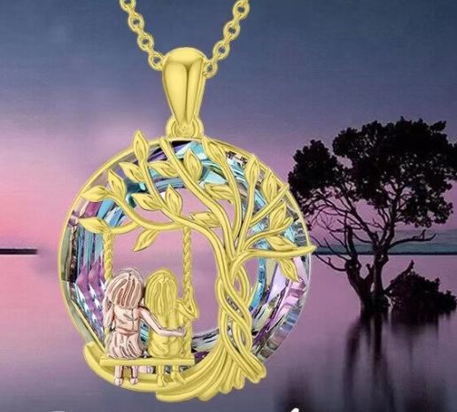 Wholesale Necklaces Alloy Hollow Tree of Life JDC-NE-Shany002