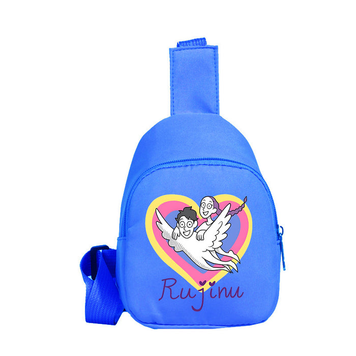 Wholesale Anime-themed Printed Shoulder Bag and Children' s Waist Bag