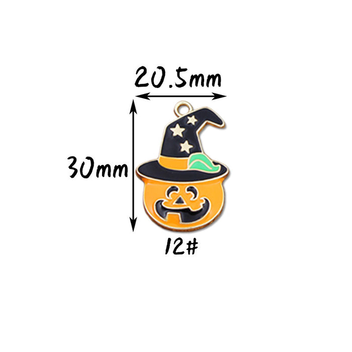 Wholesale 10pcs  Series  Alloy Dripping Oil Earrings Pendants Jewelry Accessories Factory