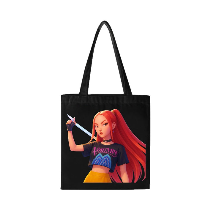 Wholesale KPOP Anime-themed printed canvas shoulder bag