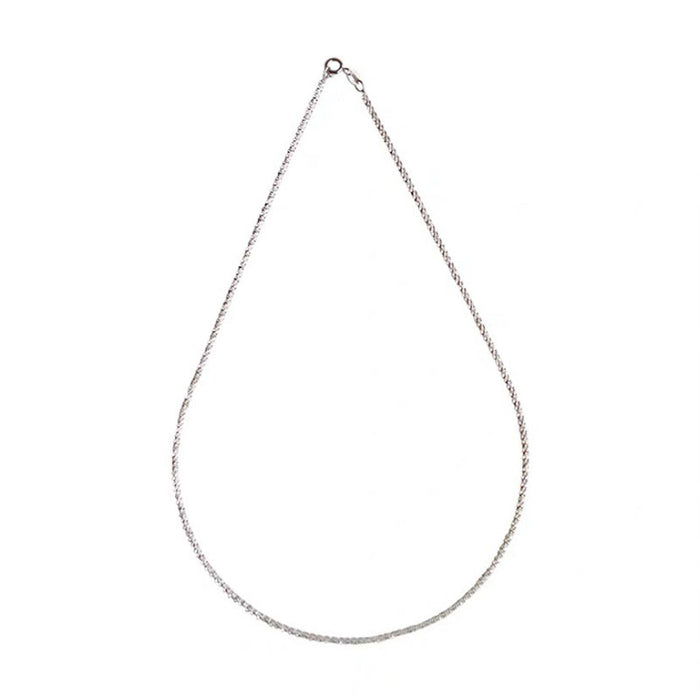 Wholesale Small niche silver collarbone chain, plain chain necklace, bare chain