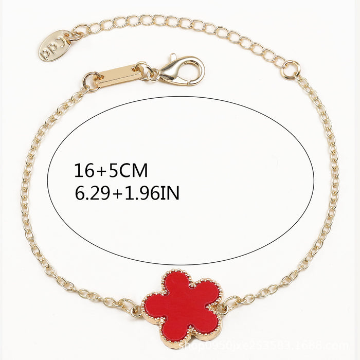 Wholesale 12PCS Flower Alloy Bracelet JDC-BT-DiMan004