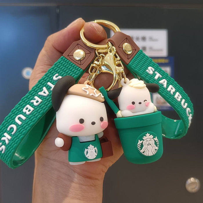 Wholesale PVC Cartoon Doll Keychain JDC-KC-KuangK015