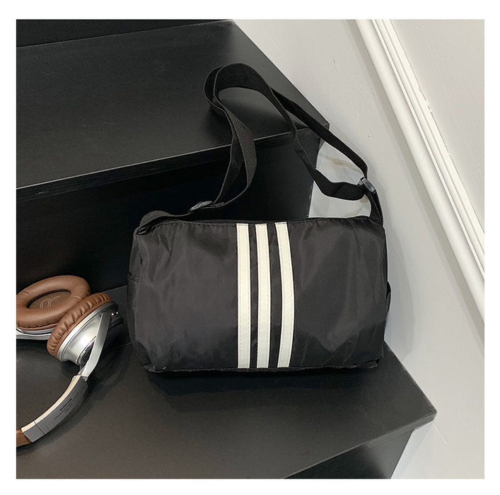 Wholesale Shoulder bag casual commuter messenger bag nylon small square bag simple and versatile cylindrical pillow bag