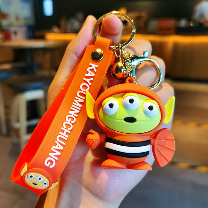 Wholesale silicone cute animation key chain （F） JDC-KC-YMeng019