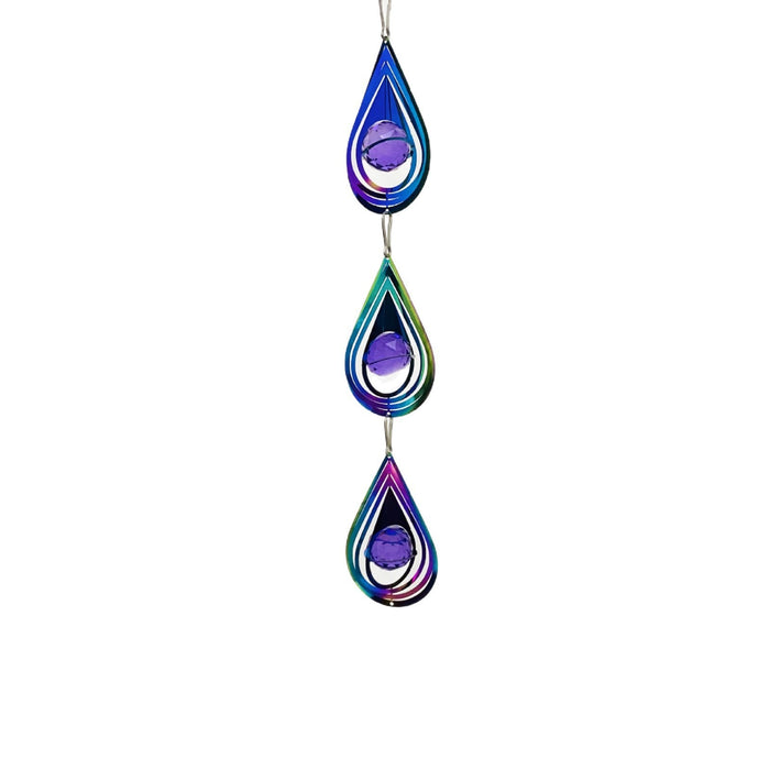 Wholesale 3D Stainless Steel Rotating Wind Gyro Wind Chimes