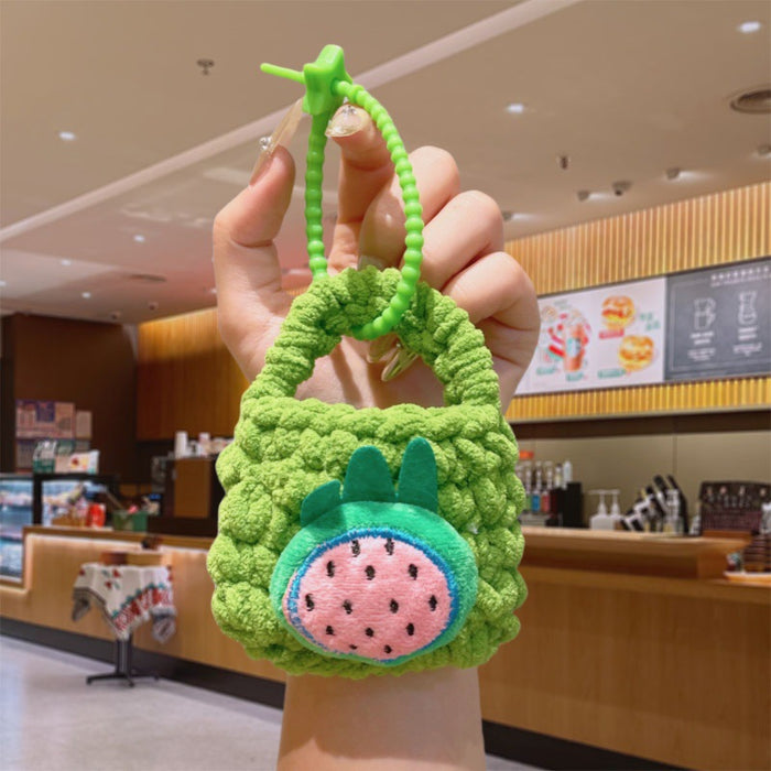 Wholesale Handmade Crochet Fruit Keychain - Cute Pineapple Coin Purse MOQ≥2