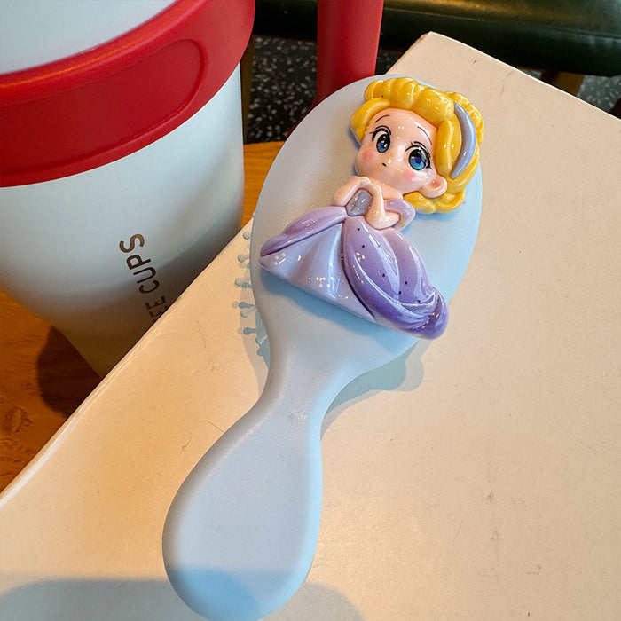 Wholesale Hair-friendly,  tangle-free,  cute cartoon long hair anti-static small cushion comb