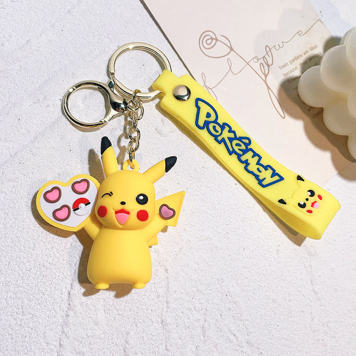 Wholesale PVC Cartoon Doll Keychain JDC-KC-Qiwei022