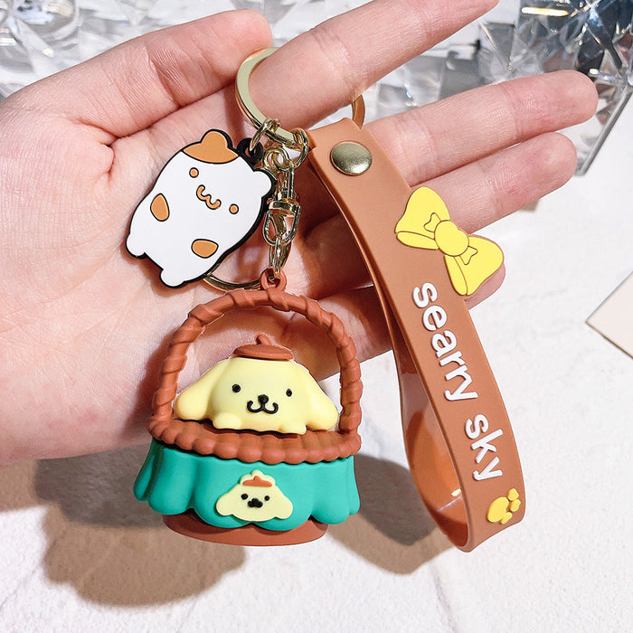 Wholesale Cartoon Silicone Doll Keychain JDC-KC-QiChao024