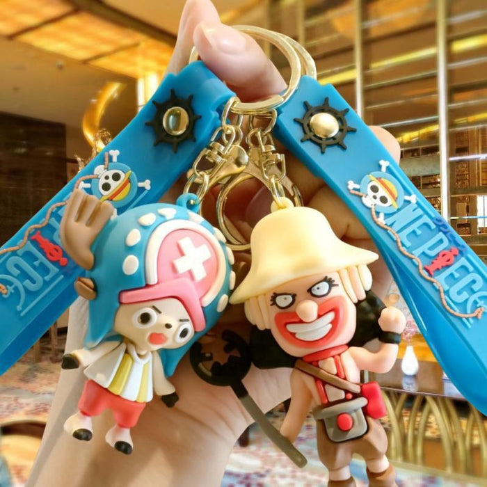 Wholesale Cute 3D Doll Silicone Keychain JDC-KC-MingT147