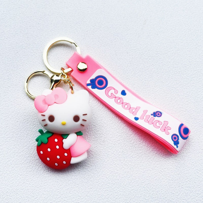 Wholesale PVC Cartoon Doll Keychain JDC-KC-WuYi164