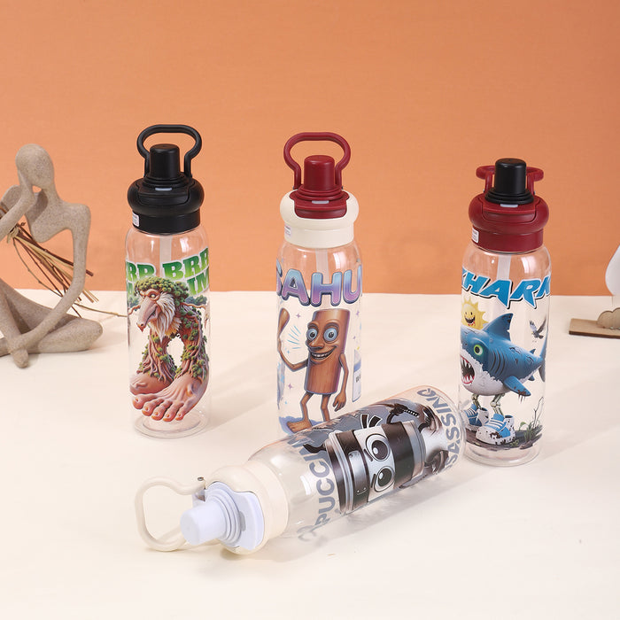 Wholesale Cute cartoon pattern plastic cups large capacity Tumblers