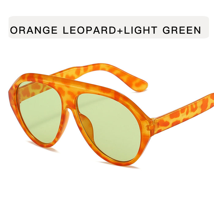 Wholesale Retro Toad Sunglasses Large Frame Street Photography High End Sunscreen Personalized Fashion Sunglasses