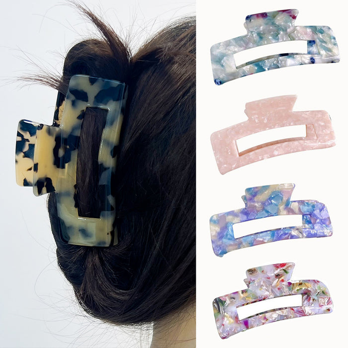 Wholesale Acetate Leopard Print Hair Claw Clip for Everyday Styling Hair Accessory