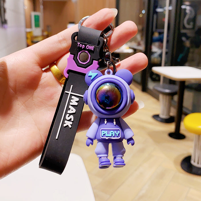 Wholesale Cute Cartoon Astronaut Couple Keychain JDC-KC-TTY001