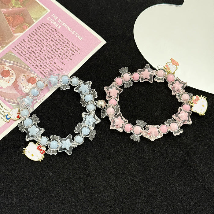 Wholesale cartoon cute crystal beaded bracelet