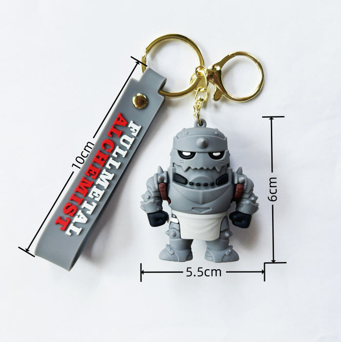 Wholesale PVC Cartoon Silicone Keychain JDC-KC-WuYi100