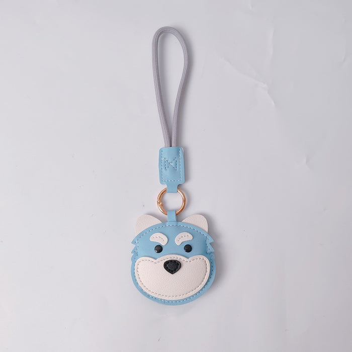 Wholesale PU Dog Keychain Pendant Cute Border Collie Husky Schnauzer Street Style Fashion Accessory