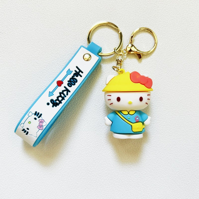 Wholesale PVC Cartoon Doll Keychain JDC-KC-WuYi159