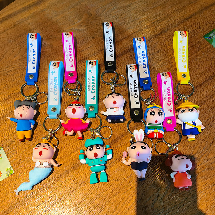 Wholesale Cartoon Doll Silicone Keychain JDC-KC-Tingm272