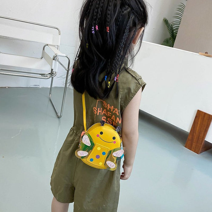 Wholesale  children's bag cute little bee girl shoulder messenger bag cartoon baby girl change small bag