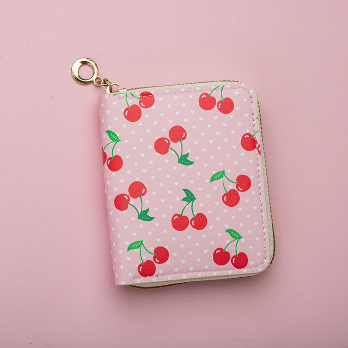 Wholesale Cute fruit pattern PU waterproof  kids wallet