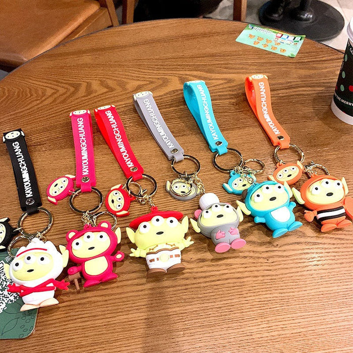 Wholesale PVC cute cartoon key chain (F) JDC-KC-JuJi028