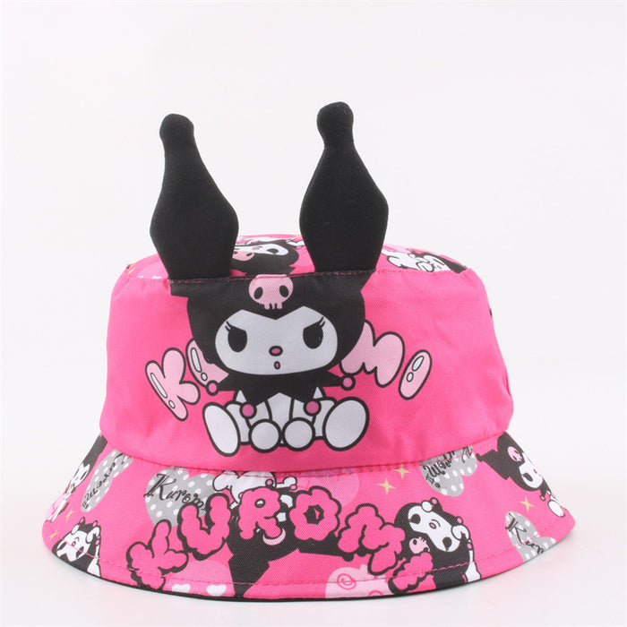Wholesale  children' s hat cartoon animation baby fisherman hat summer sunshade sun hat