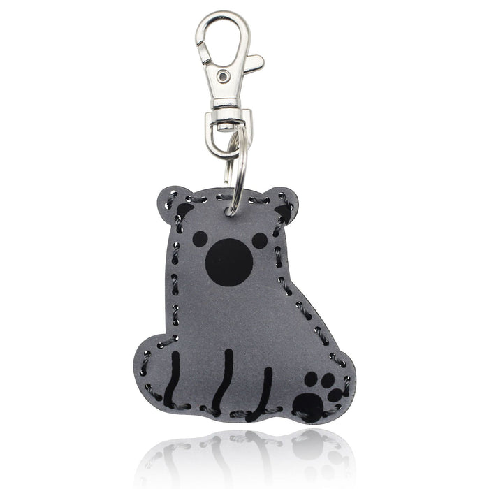 Wholesale Leather Pendant Keychain Animal JDC-KC-YiTian006
