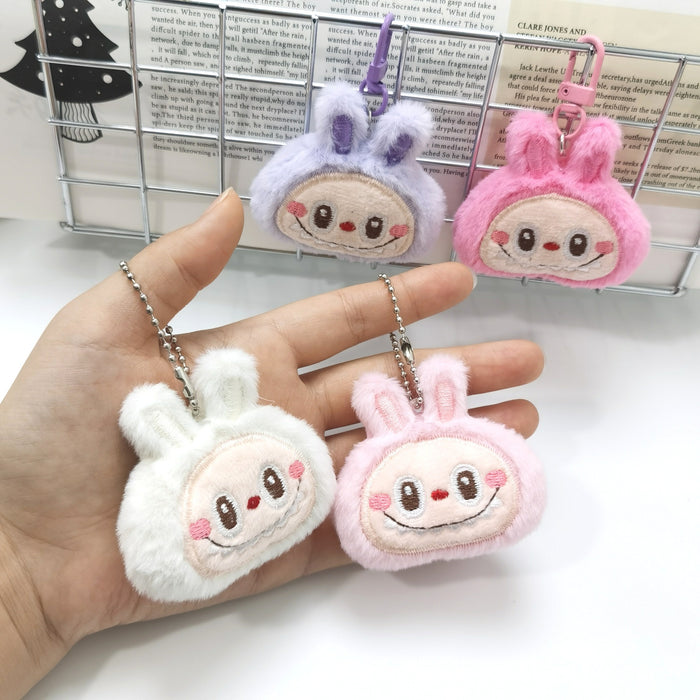 Wholesale Cute cartoon doll brooch rabbit bag key chain pendant plush small pendant