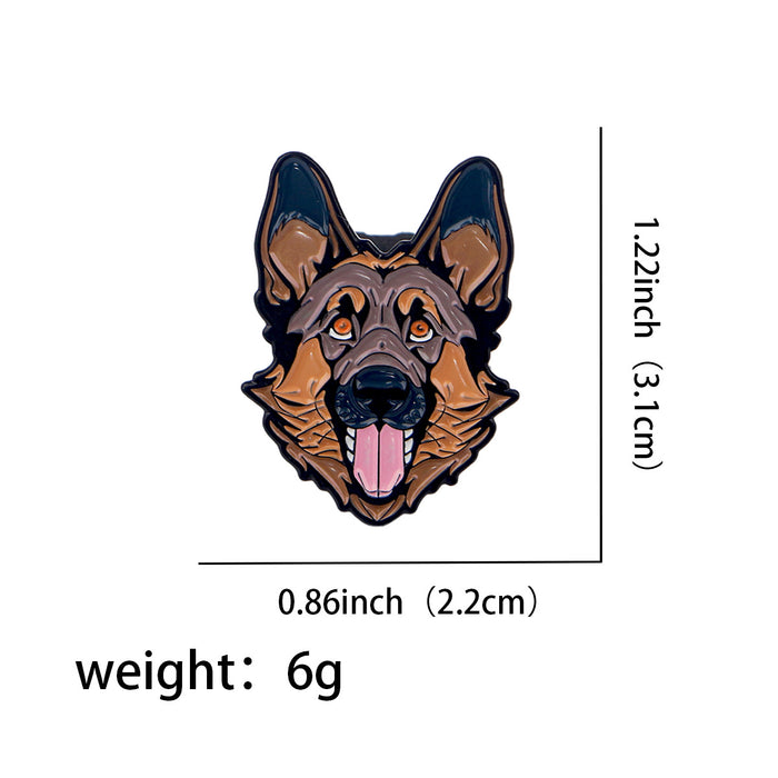 Wholesale 5pcs Badge Clothing Backpack Collar Alloy Cartoon Pet Cat and Dog Animal Brooch