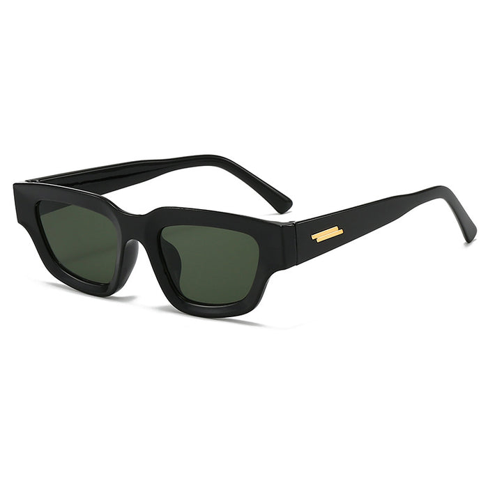 Wholesale New Transparent Small Box Sunglasses Trendy Personalized Sunglasses Retro Brown Sunglasses Wearing Sunglasses