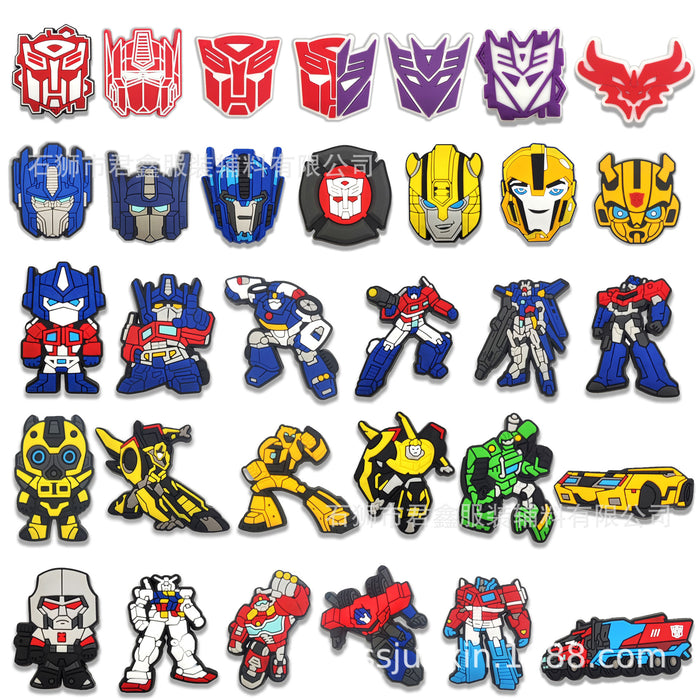 Wholesale 50pcs Cartoon Hole Shoes Buckle Decorative Buckle  Shoes Charms