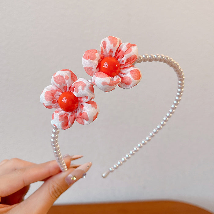 Wholesale Children' s headband girls non-slip baby hairpin headdress little girl rabbit ear bow headband