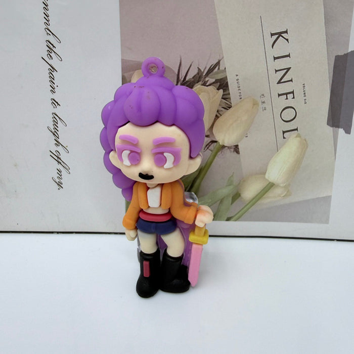 Wholesale Anime  Keychain Charm Blind Box Figure Trendy PVC Backpack Pendant Boutique Resale Gift