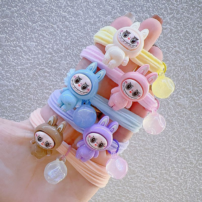 Wholesale Cartoon Cloth Towel Ring Rubber Ring Hairpin BB Clip Hair Accessories